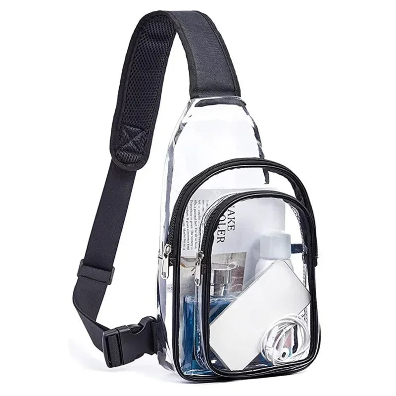 Mini Bag Transparente Aesthetic – Ideal para Conciertos y Festivales ✨