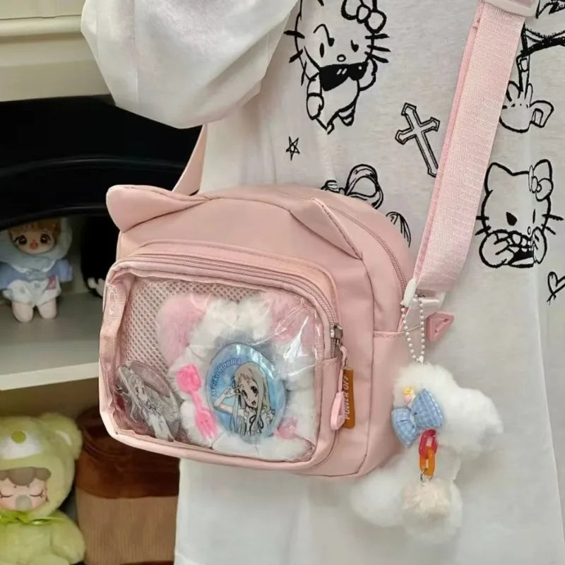 Mini Cat Bag Aesthetic – Bolso Gatito K-Style Súper Tierno ✨
