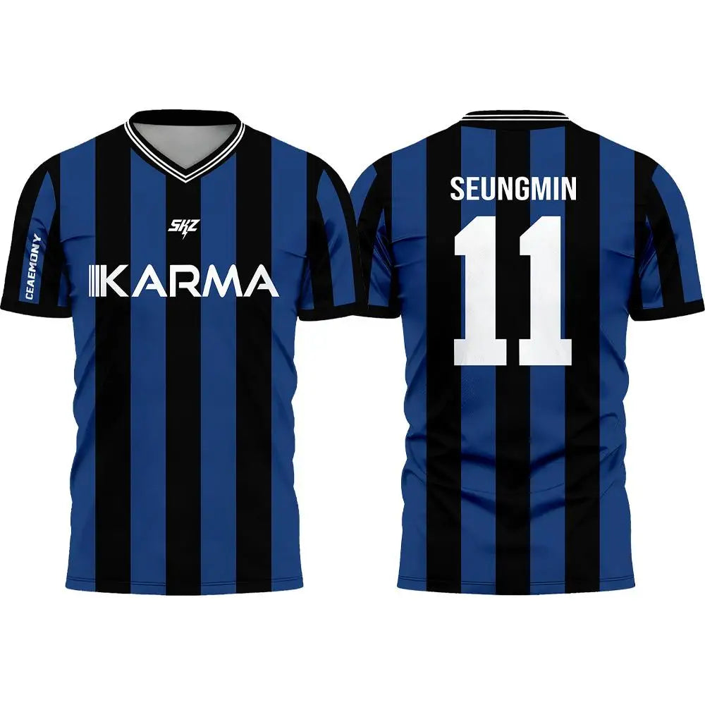 Remera K-Pop Stay Karma – Jersey Oversize Streetwear 🎧