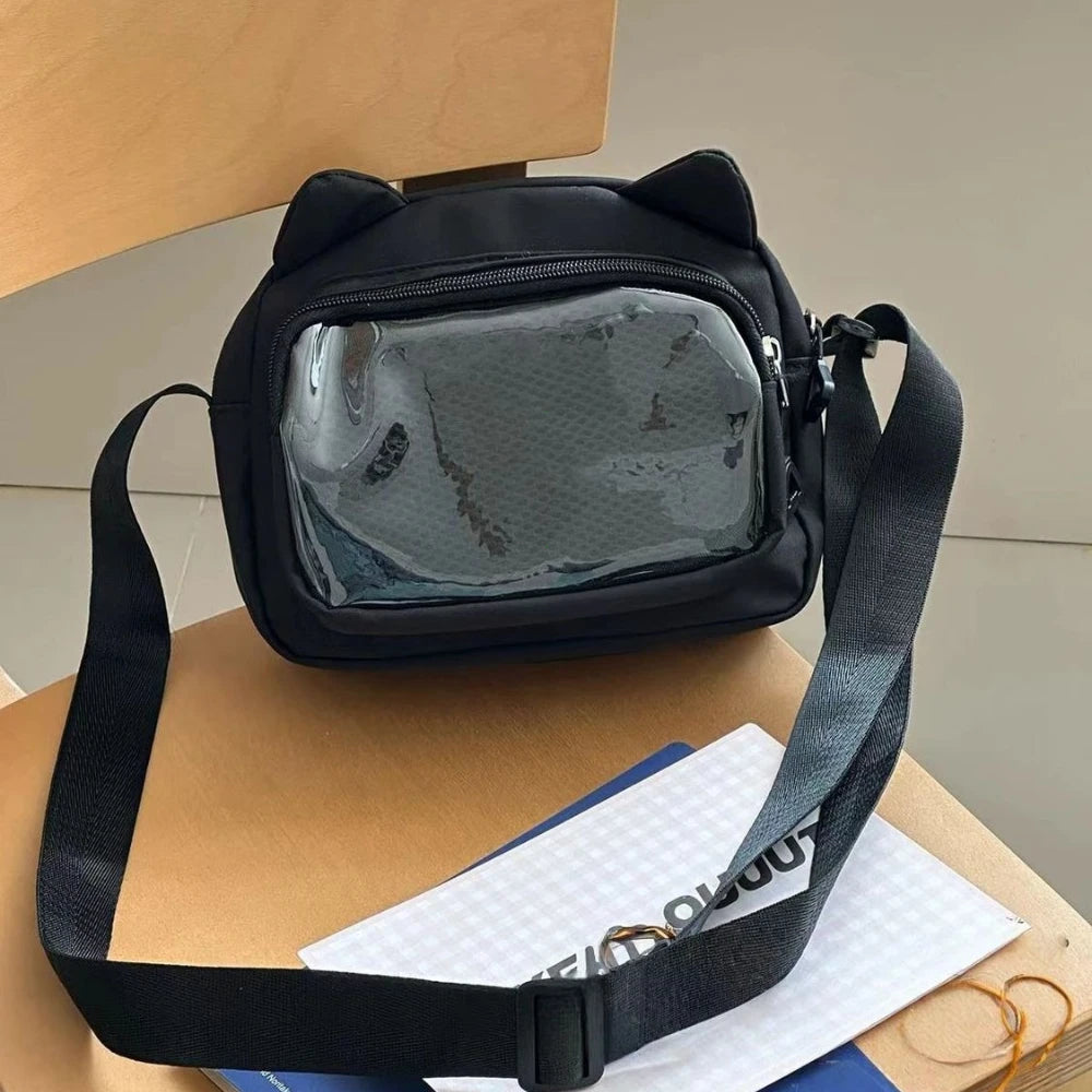 Mini Cat Bag Aesthetic – Bolso Gatito K-Style Súper Tierno ✨