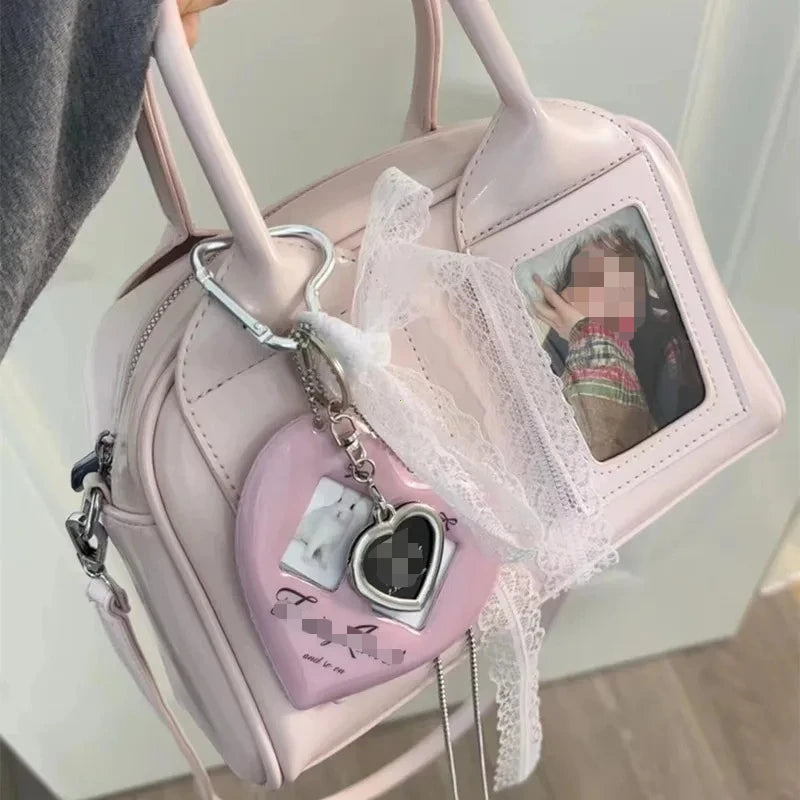 Bolso Tote Bag Aesthetic K-pop – Ideal para Peluches y Accesorios Idol