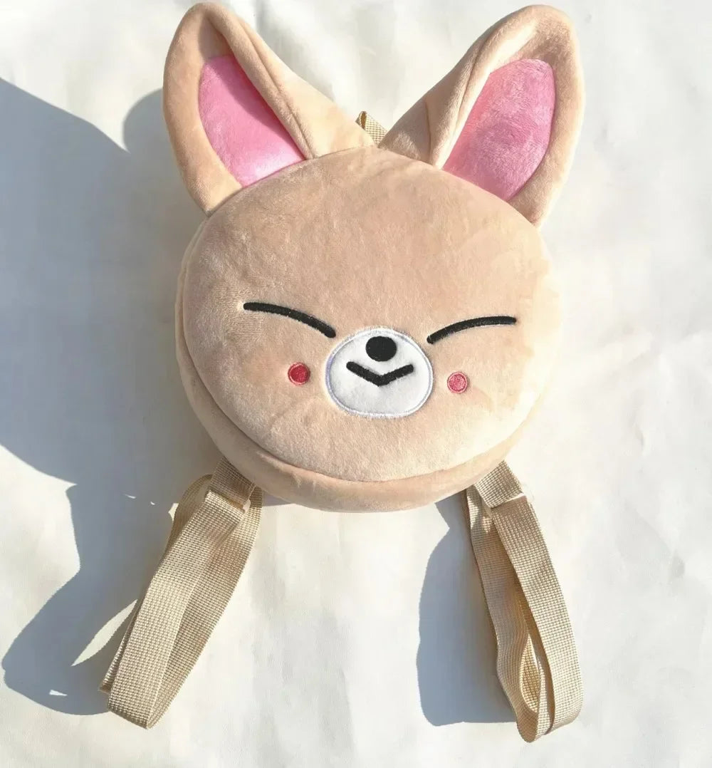 Mochila SKZOO Plush – Backpack K-Pop Súper Tierna y Aesthetic ✨