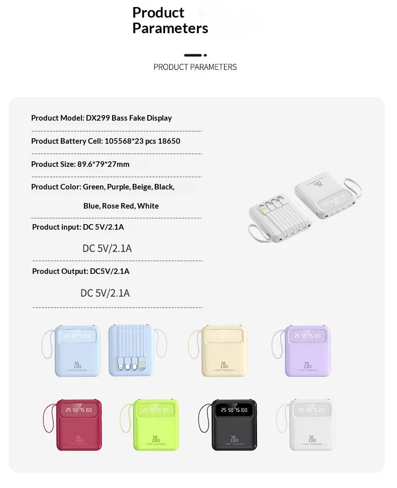 🔋 Power Bank Portátil para Conciertos & Festivales 🔋