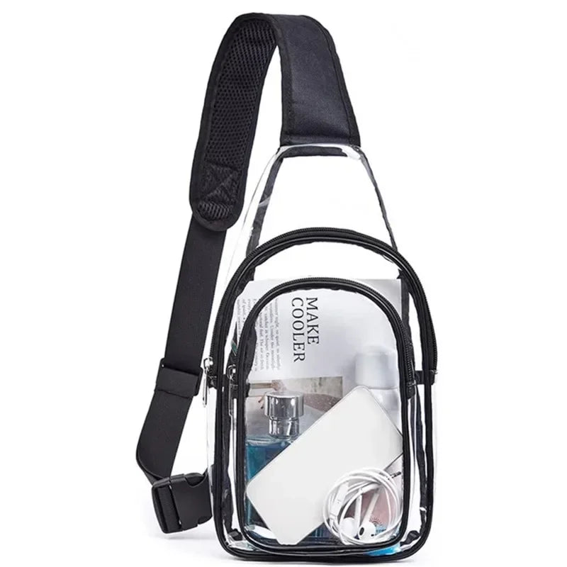 Mini Bag Transparente Aesthetic – Ideal para Conciertos y Festivales ✨