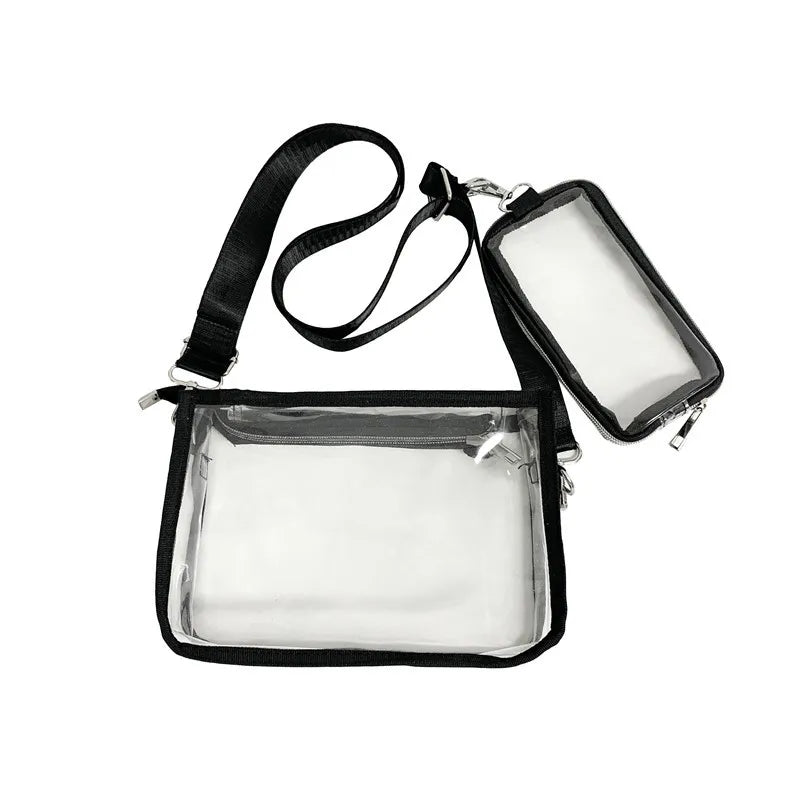 Clear Bag Aesthetic – Bolso Transparente para Conciertos y Festivales 🖤
