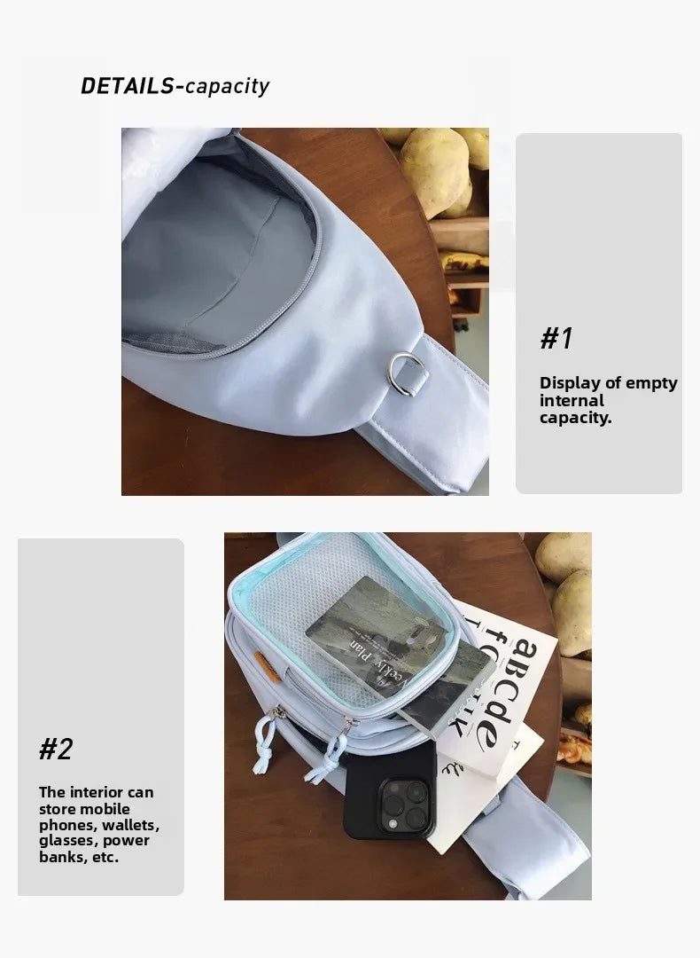 Ita Bag Aesthetic K-Pop – Mochila Transparente para Pins, Photocards y Plushies ✨