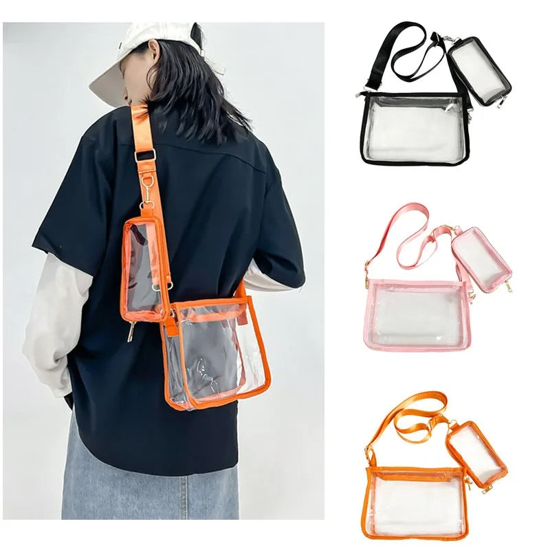 Clear Bag Aesthetic – Bolso Transparente para Conciertos y Festivales 🖤
