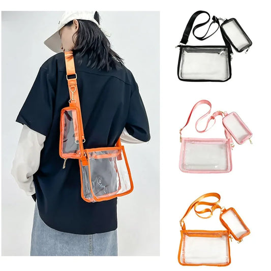 Clear Bag Aesthetic – Bolso Transparente para Conciertos y Festivales 🖤