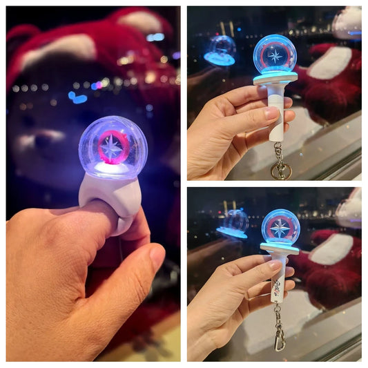 Mini Lightstick SKZOO LED – Llavero y Anillo K-Pop Coleccionable ✨